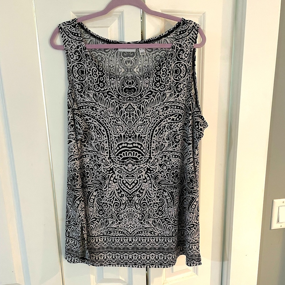 Susan Graver sleeveless tunic